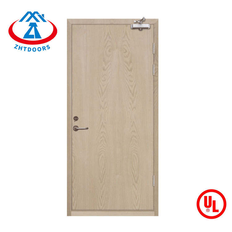 China manufacturer practical and durable UL standard 90 minutes single leaf fire door