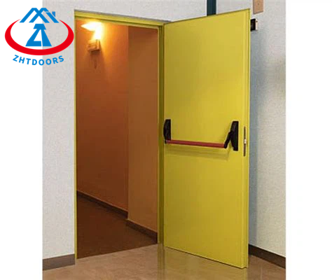 Popular Products Affordable Price Fire Rated Metal Door White BS Standard 2 Hour Metal Steel Door