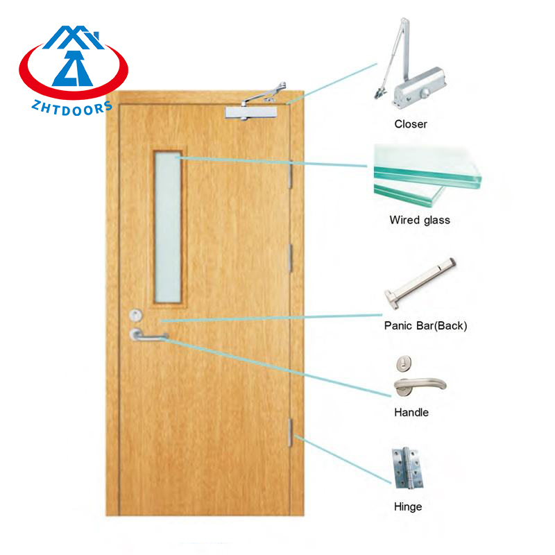 Hot sale lowest price fireproof metal fire rated entrance door AS certified 45 minutes