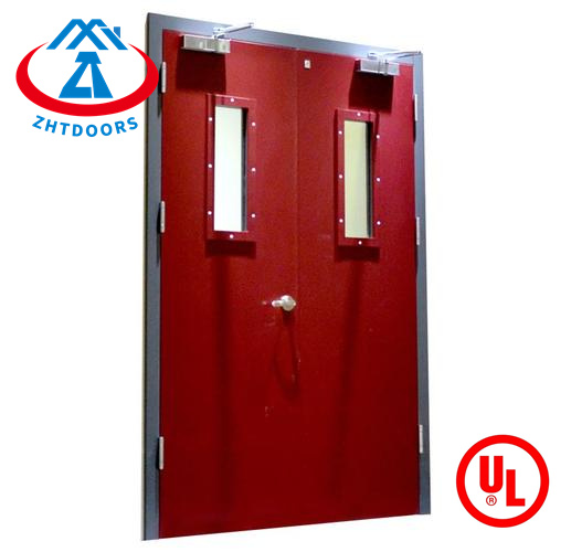 Thick and solid metal commercial industrial door UL approved 180 minutes fire rated door