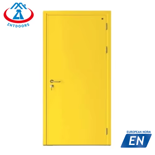 China Manufacturer Professional EN Standard 120 Minutes Color Steel Commercial Fire Rated Emergency Exit Door
