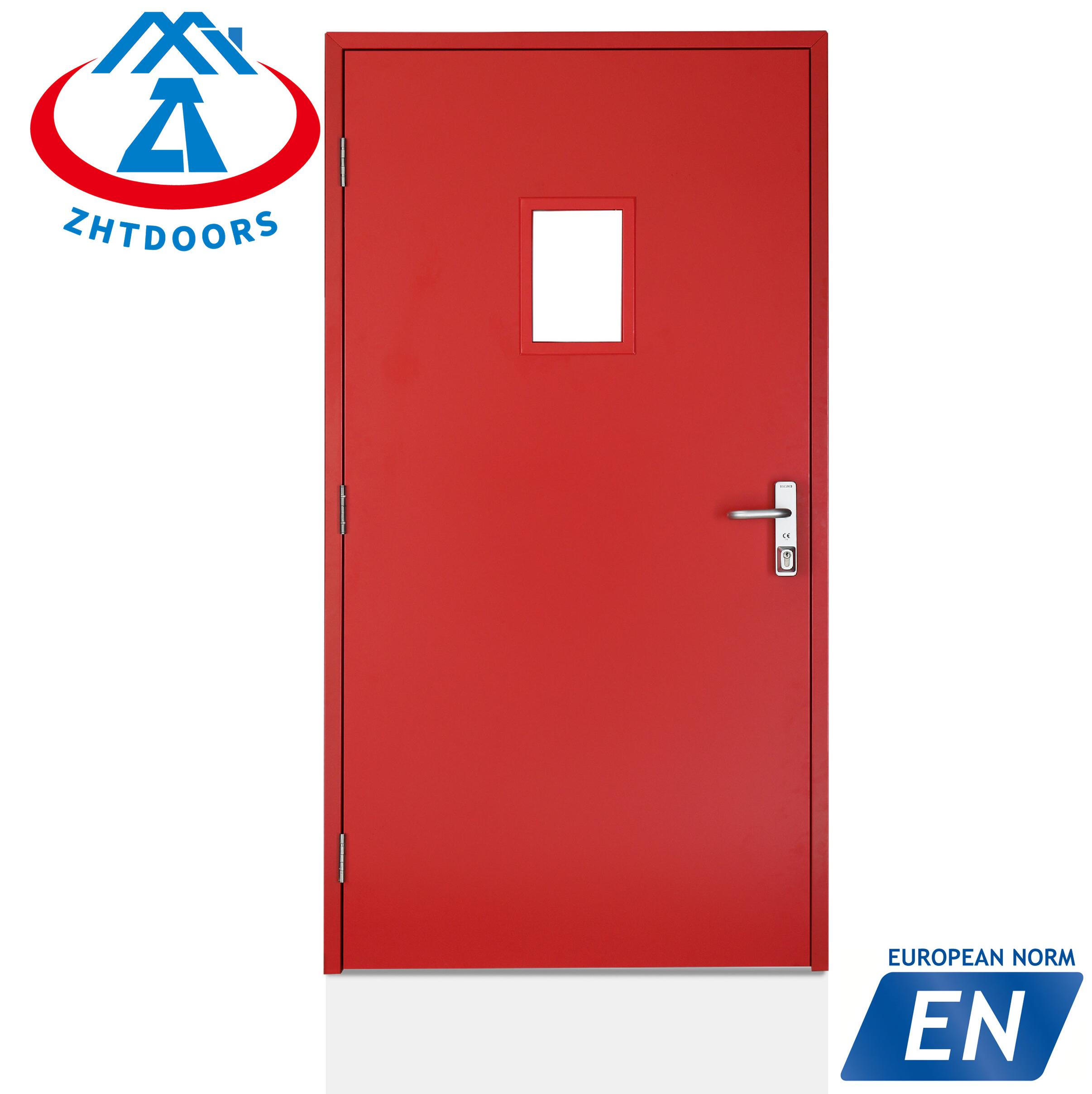Supplier provides EN certified 90 minutes interior fire resistant metal doors