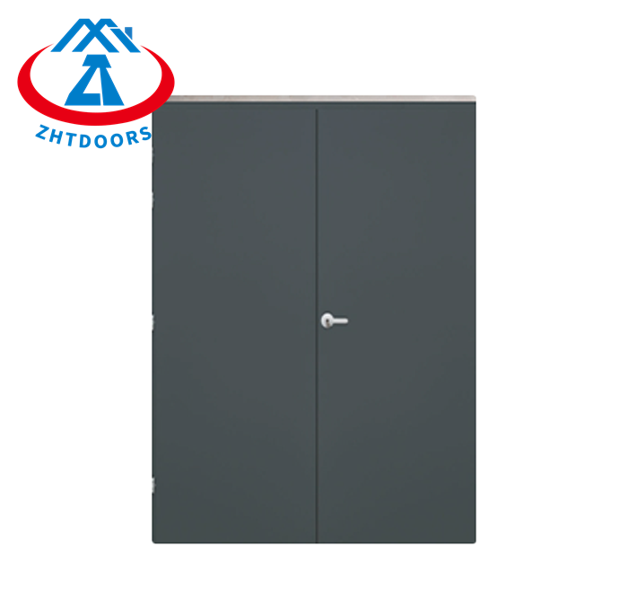 Modern Security Products AS certified 90 minute swing door fire escape steel door with lock
