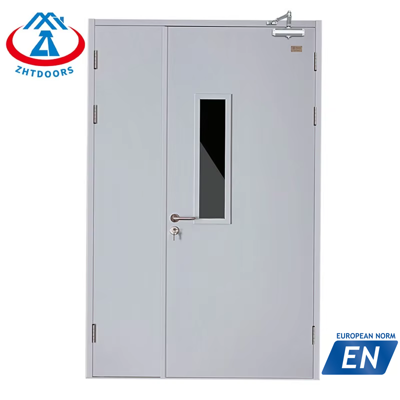 China Excellent Factory EN Standard 60 Minutes Steel Fire Resistant Metal Door