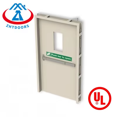 product-Reasonable price 120mm fireproof metal escape emergency exit door UL certified 30 minutes-Zh