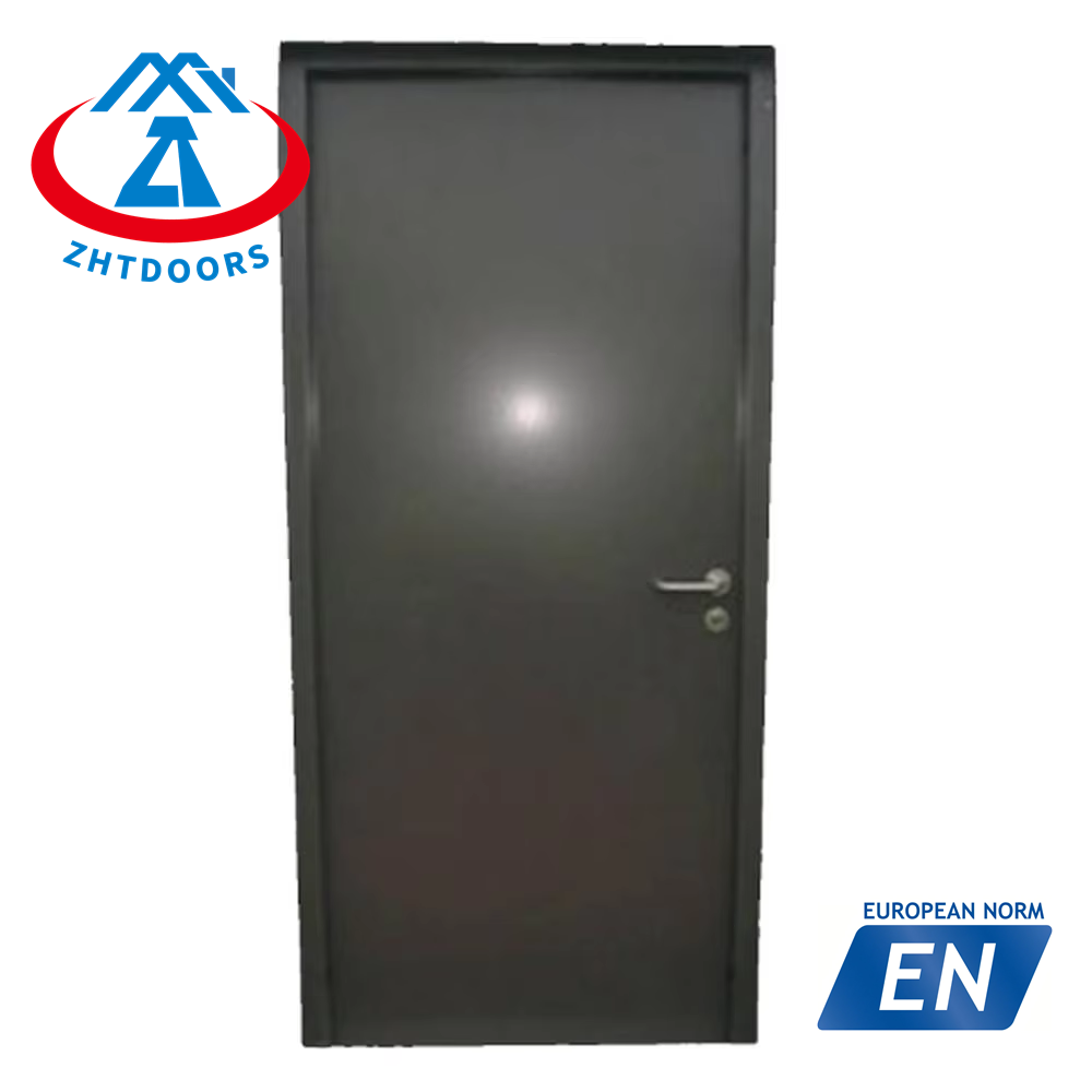Chinese manufacturers support customized EN certified swing steel fire rated doors for 90 minutes