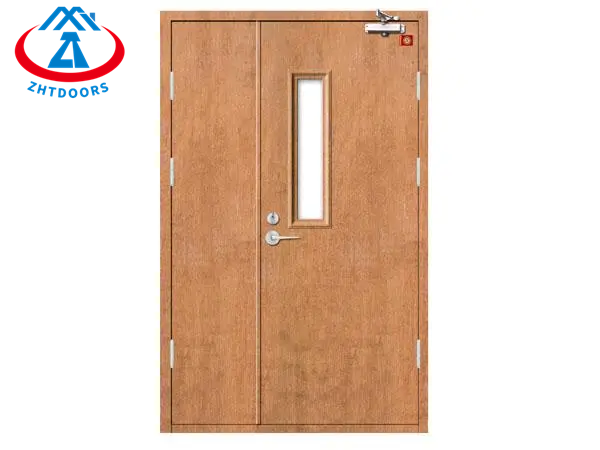 China Manufacturer Professional Fire Rated Industrial Door BS Approved 30 Minutes Metal Frame