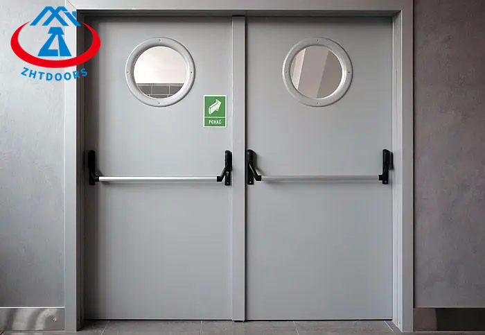 China Manufacturer Wholesale 2 Hour AS Certified Fire Rated Emergency Doors with Windows