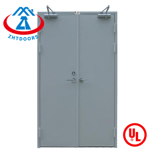 Modern simple emergency escape steel sealed fire door UL standard 60 minutes