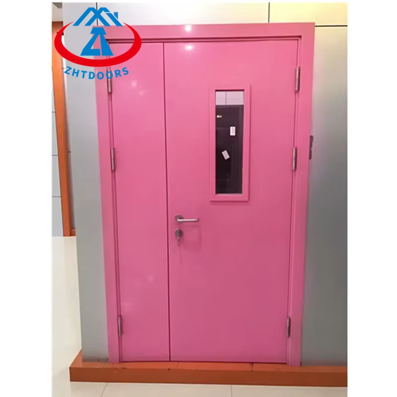Safe and stable AS certified fireproof sealed door with viewing window for 60 minutes
