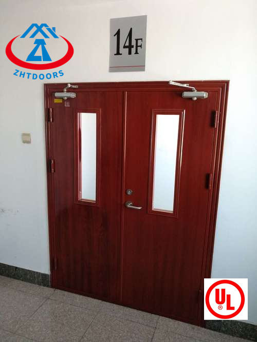 High safety and high performance UL standard 120 minutes fire emergency escape door