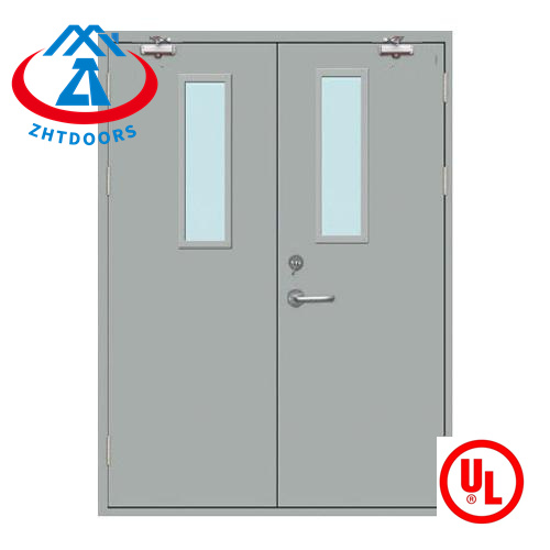 Affordable steel fireproof commercial door with lock for hotel fireproof UL certified 45 minutes