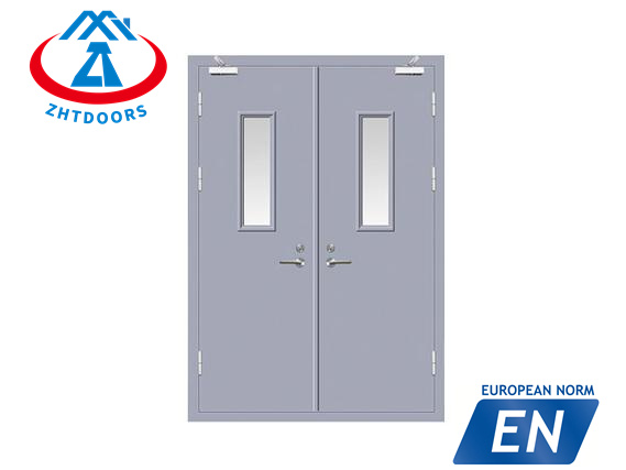 product-Zhongtai-Stable performance EN standard 180 minutes thickened fire door certification double