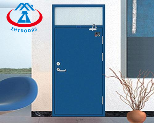 Factory made 1.5 hour fire safety steel fire exit door AS certified