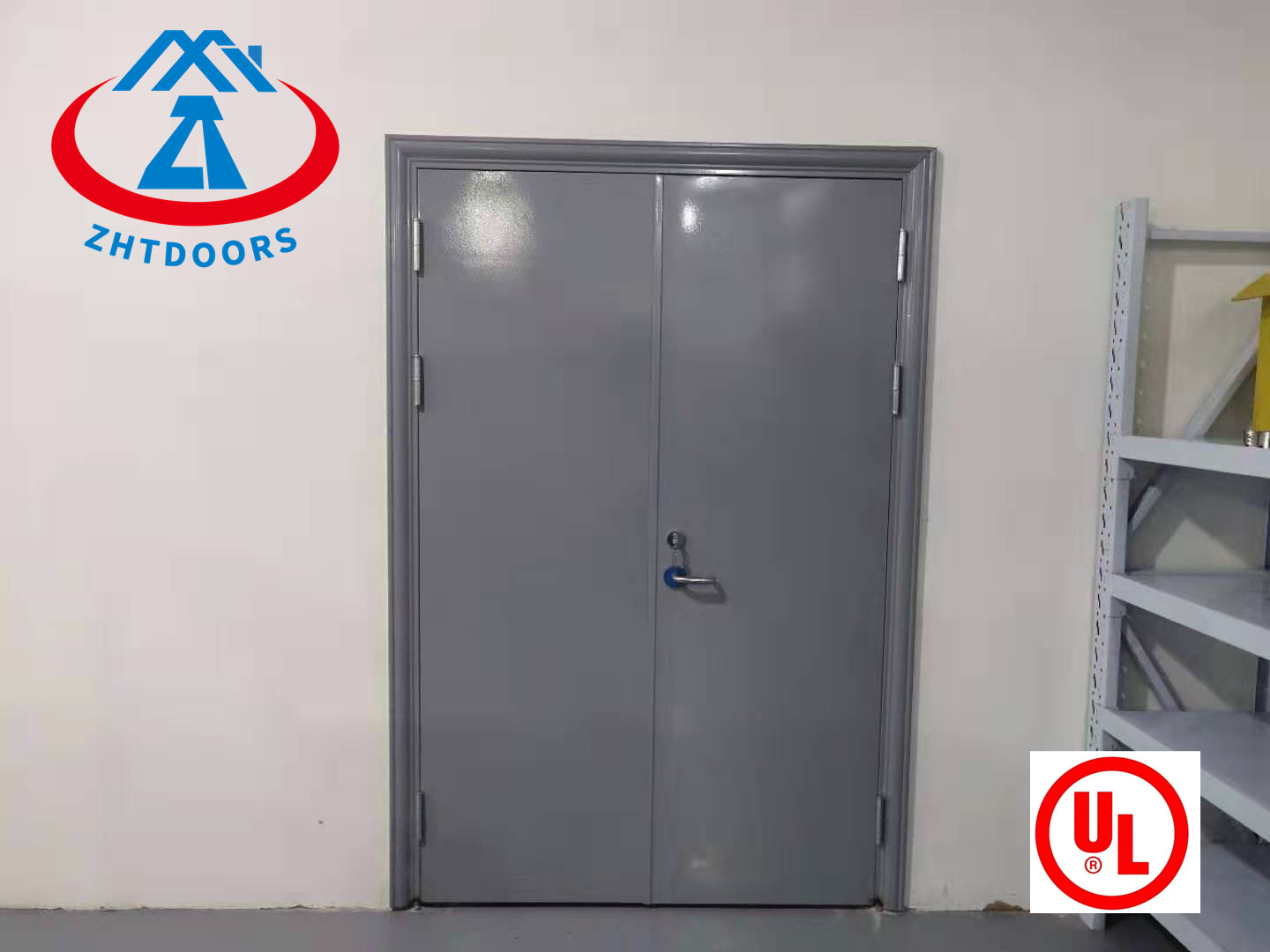 Custom hot sale factory price UL certified automatic opening commercial fire door 60 minutes