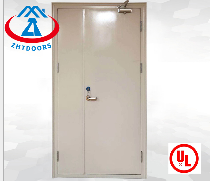 China most trusted manufacturer supplies UL certified magnetic steel fire door 60 minutes