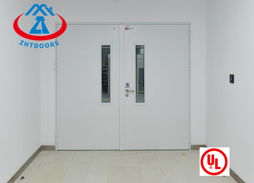 Economical 60 minute fire rated steel exit door UL standard