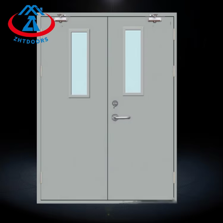 Top quality factory BS standard 30 minutes metal fire door for indoor use at cheap price