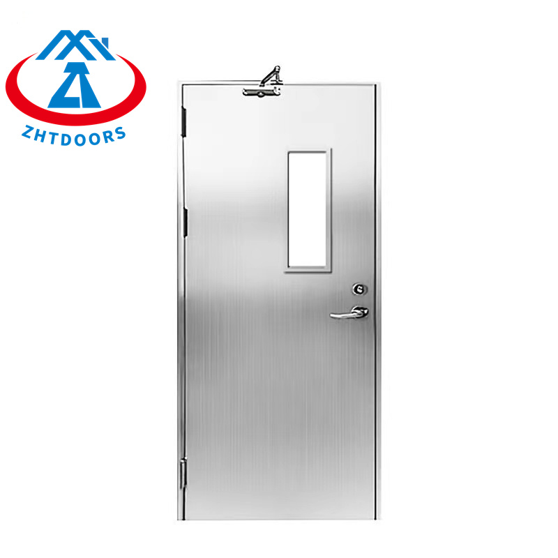 Manufacturer best selling 90 minute stainless steel fire door AS certified