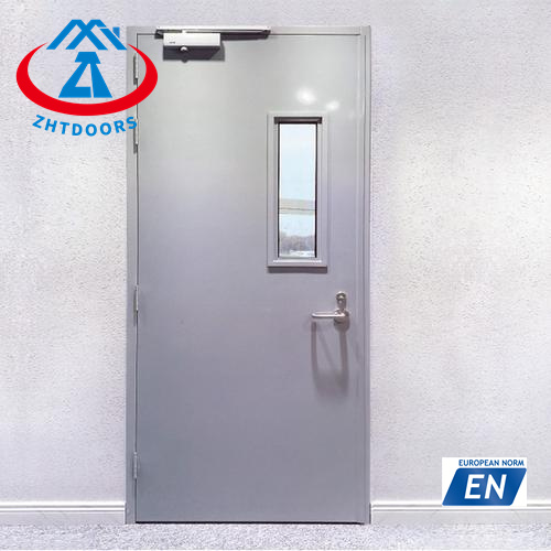 Hot sale products custom wholesale EN standard 90 minutes metal fire rating single door