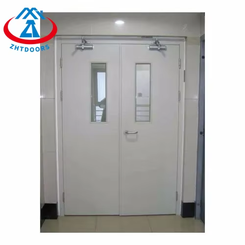Factory direct sale cheap fire door AS standard 60 minutes safety door metal fireproof