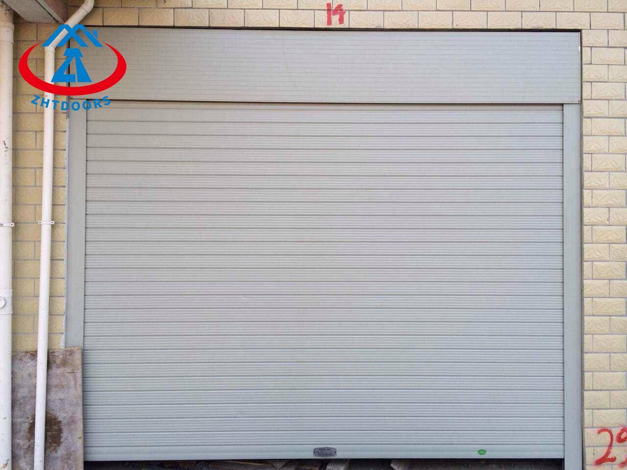 Rolling Shutter Electric Door Black Photoelectric Sensor Rolling Shutter Waterproof Rolling Shutter Door