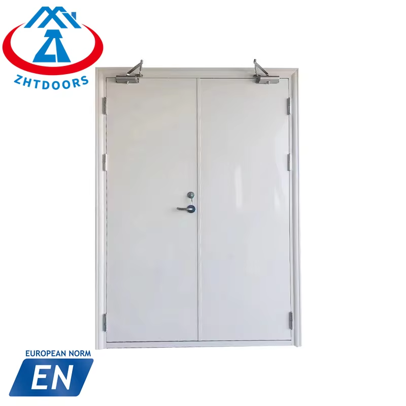 Special price 60 min EN approve shelter fire rated solid emergency safety doors fire resistant