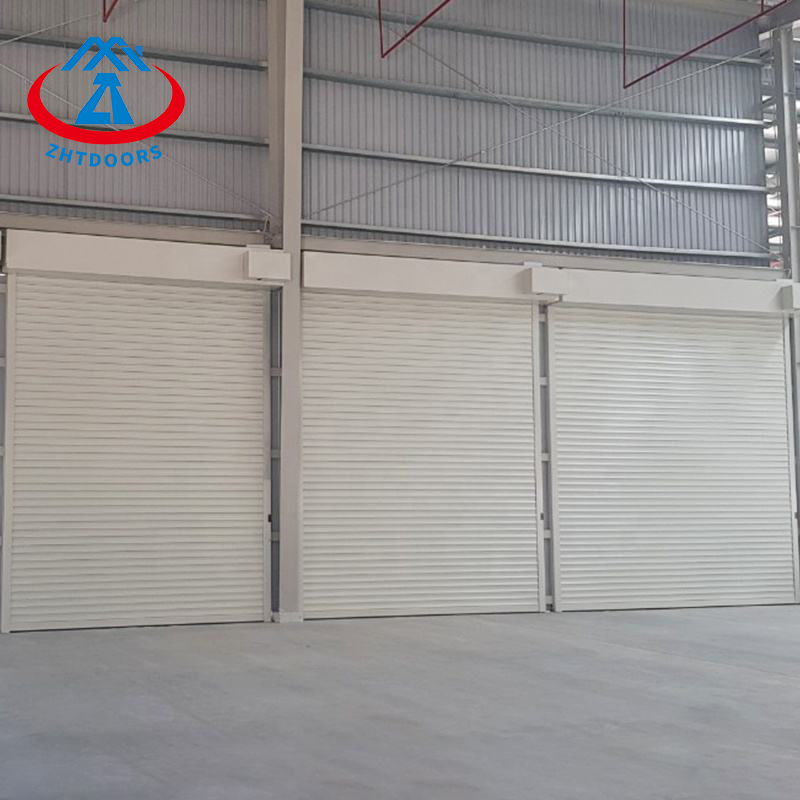 Strong and sturdy aluminium electric car parking the roller shutter door