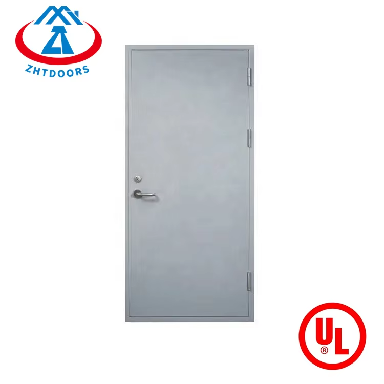 product-Zhongtai-Emergency door fireproof UL certified 120 minutes apartment fireproof solid door-im