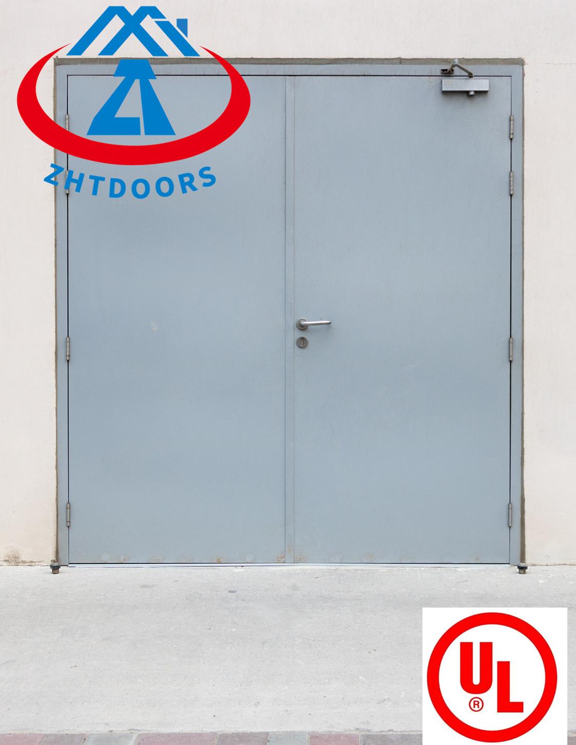 Custom 90 minute fire rated proof access entrance fire safety doors UL certification