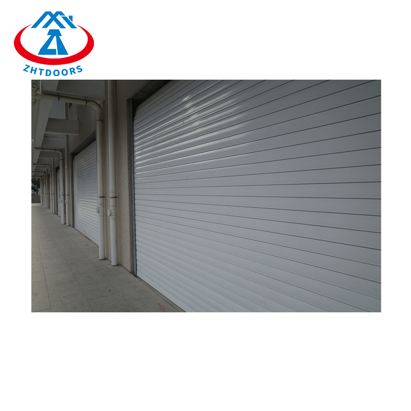 Customized manufacturers hot sale low price automatic glass roller shutter door