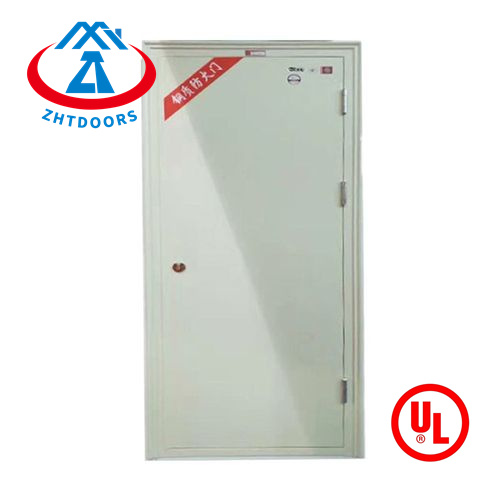 Customizable colors UL approve 2 hour grey internal acoustic fire rated entry doors