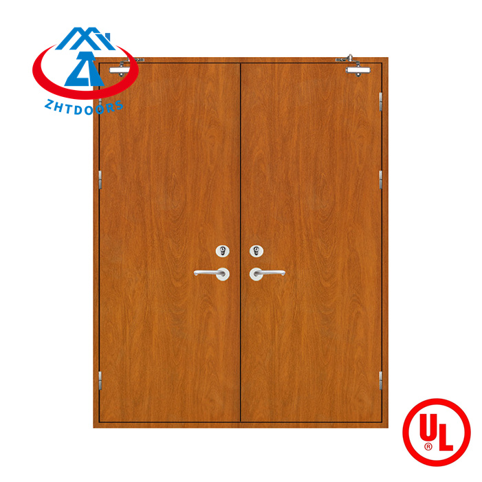 product-Zhongtai-Chinese Brands UL approve commercial double fire rated wood doors 30 minute-img