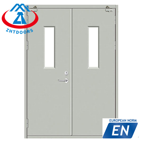 Good quality competitive price EN approve 30 min security steel metal doors emergency escape door