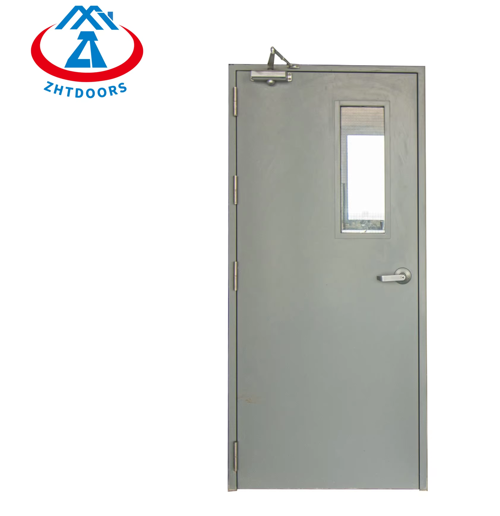 Stable and safe metal exterior doors fireproof retarded guangzhou AS standard 1 hour