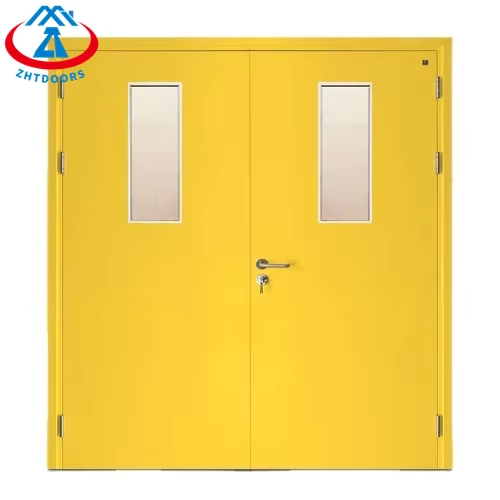 product-Zhongtai-2 hour cheap double steel fire rated exit door AS approved-img