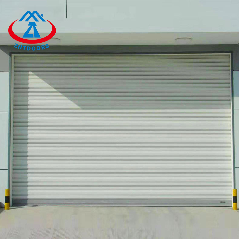 Fire proof composite steel roller shutter door fire rated rolling shutter door