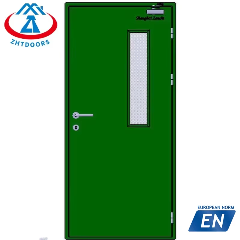 Real metal emergency fire exit automatic door EN standard 90 minutes