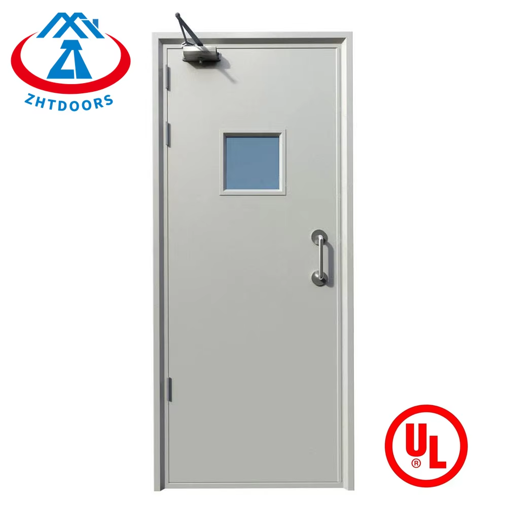 Transparent Pricing 180 Minute Single Panel Modern Security Fire Door UL Standard Prices