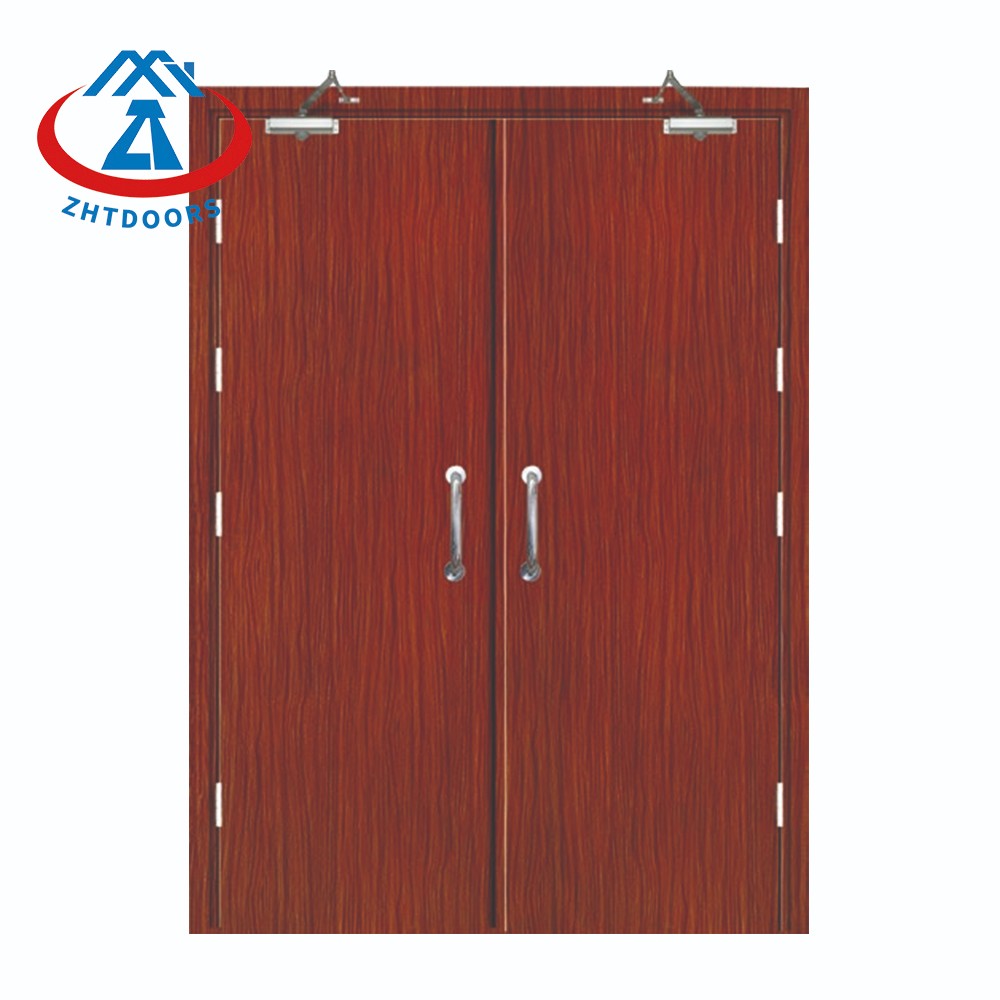 product-Durability 30 min BS approve oak wood wooden fire doors internal 36x96 exterior-Zhongtai-img