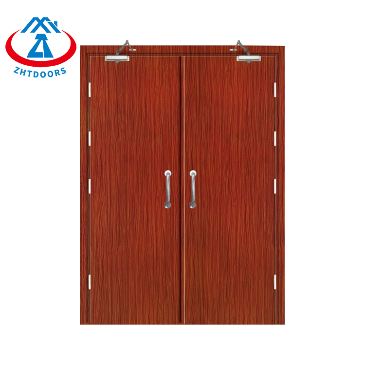 Durability 30 min BS approve oak wood wooden fire doors internal 36x96 exterior