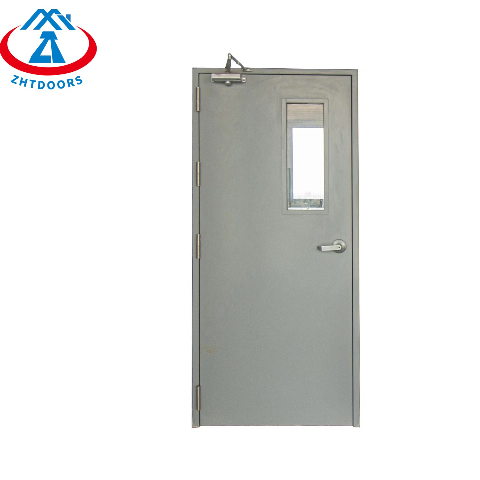 product-Manufacturers provide AS standard 30 minutes fire resistant steel fire safety doors-Zhongtai