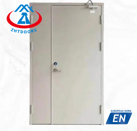 Excellent fire resistance 30 minute pine timber solid core fire doors EN standard