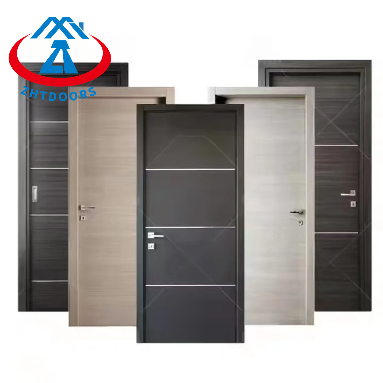 High quality raw material BS approved 40mm fire rated panels main door 30 min
