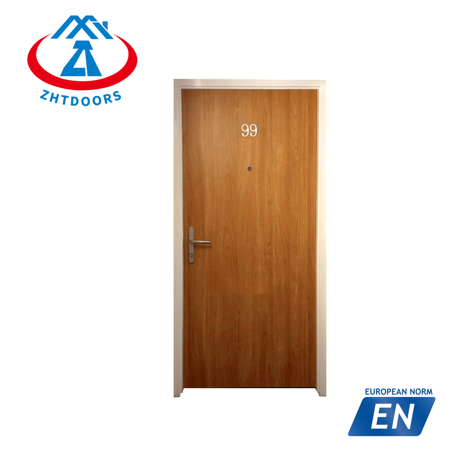Stylish Insulated Fire Rated Residential Door EN Standard 90 Minutes