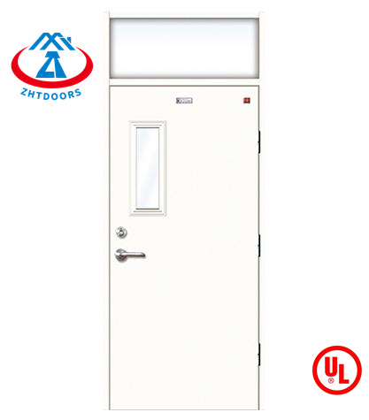 Single Leaf Internal Fire and Smoke Rated Emergency Door Grey for sale UL approved 30 minutes