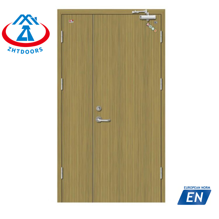 Cheap internal fireproof 1.5 hours steel swing door with EN certificate