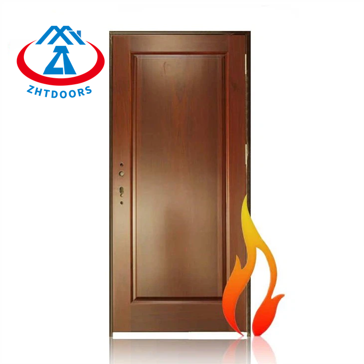 Durable and wear-resistant AS standard 60 minutes wood grain color steel door fire rating