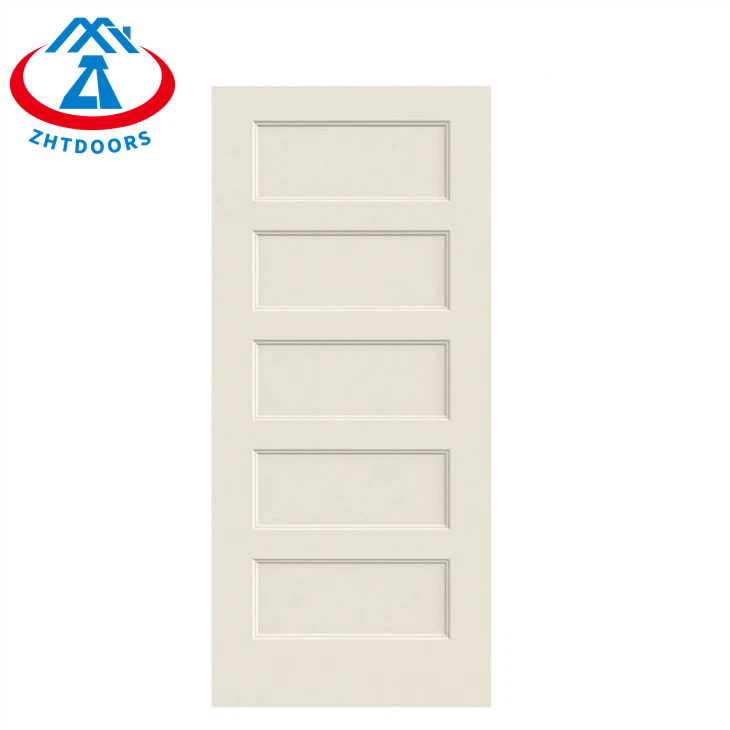 Professional manufacturer wood grain internal fire escape door with smart lock BS certification 1 and a half hours