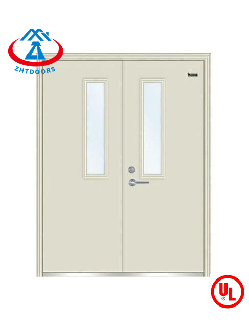 Easy and quick to use 1 hour fire rated exit door steel made to UL standard